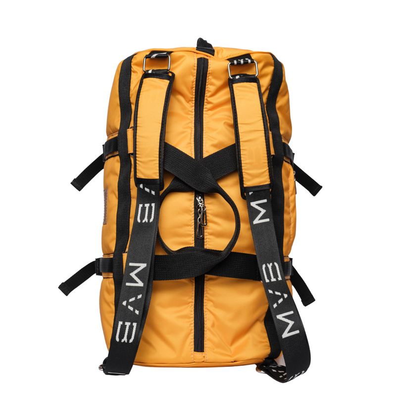 Sports Vegan Backpack yellow - Made with ocean plastic