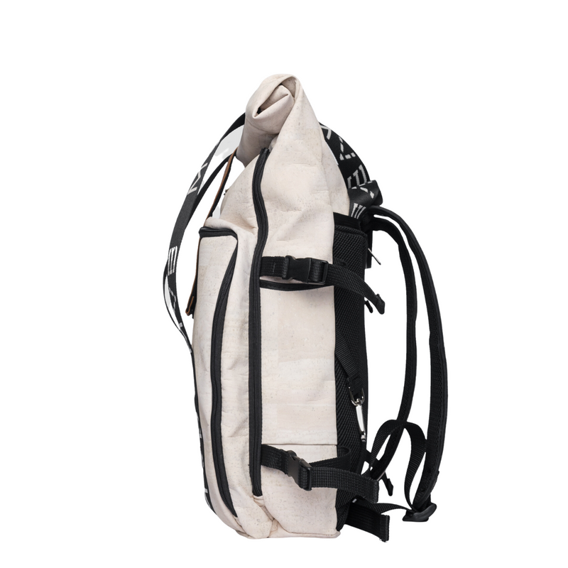 Xplorer vegan backpack for travel white