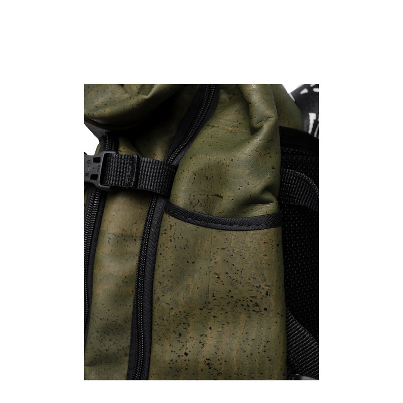 Xplorer vegan backpack for travel green