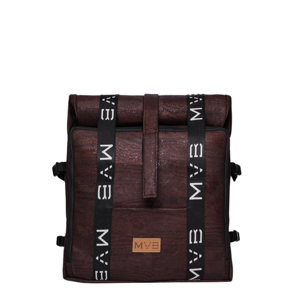 Xplorer Vegan Backpack for travel dark brown