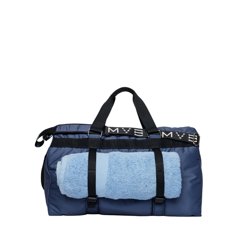 Sports Vegan Duffle Bag blue - Made with ocean plastic