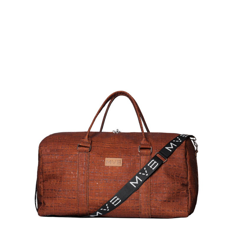 Xcape Vegan Leather Duffle Bag croco