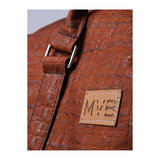 Xcape Vegan Leather Duffle Bag croco