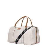 Xcape Vegan Leather Duffle Bag white