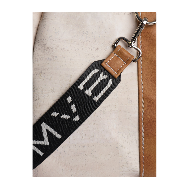 Xcape Vegan Leather Duffle Bag white