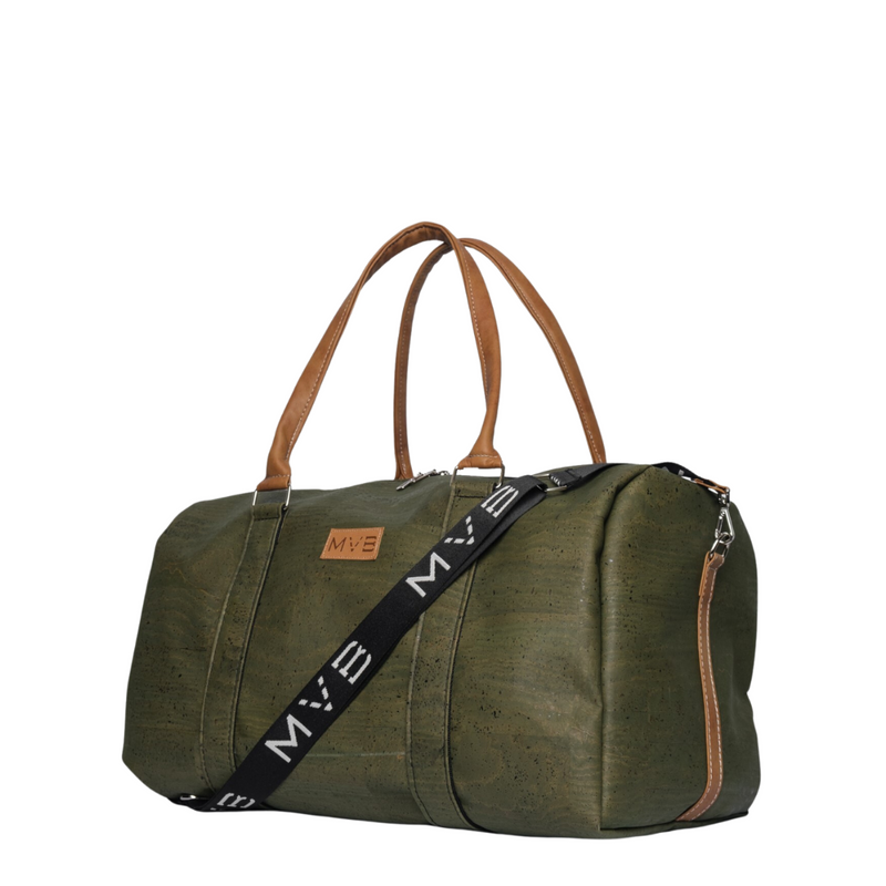 Xcape Vegan Leather Duffle Bag green