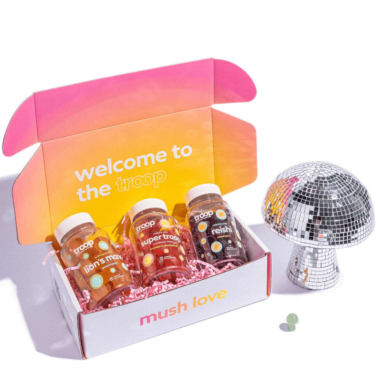 Super Pack + Disco Bundle - Lion's Mane, Super Troop, Reishi