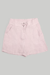 Perfect Hemp Shorts Set in Pink