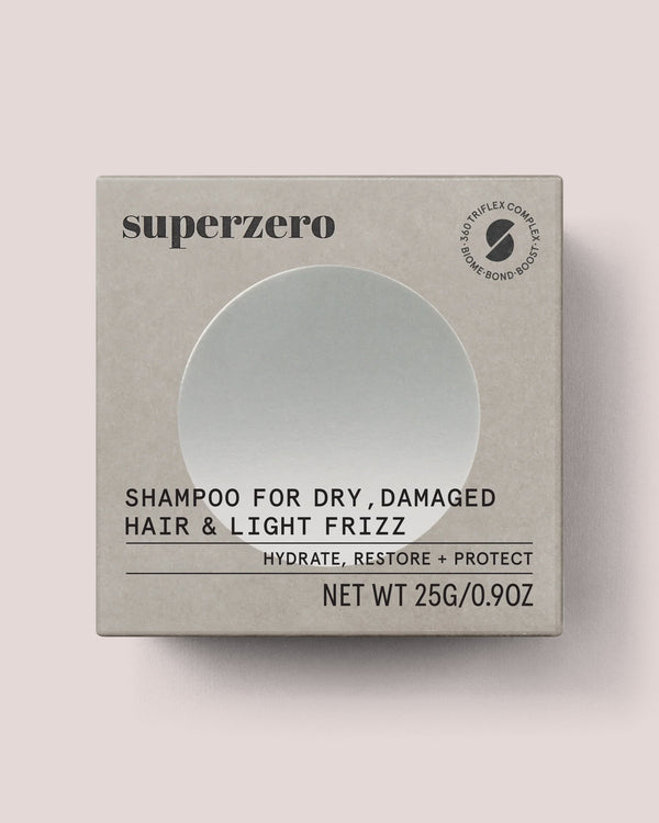 Deluxe Travel Size Shampoo for dry, damaged hair + light frizz