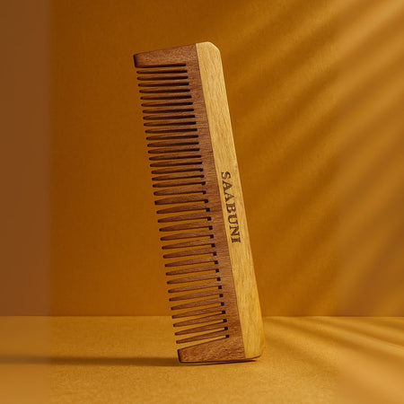 Dual-Tooth Ayurvedic Neem Comb
