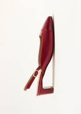 Lindy Bliss Red Leather Pumps