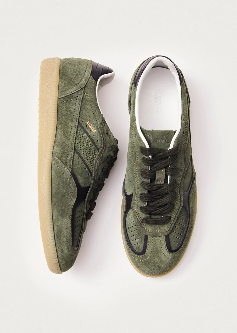 Tb.490 Rife Dusty Olive Leather Sneakers