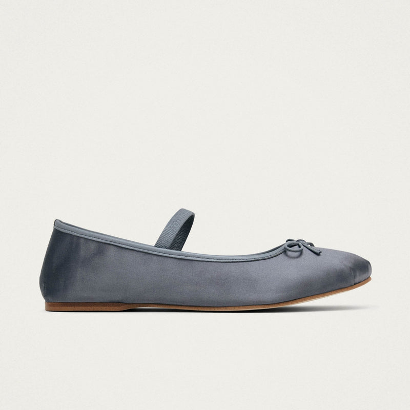 Odette Stone Grey Ballet Flats