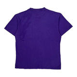 Winnie The Pooh And Tigger Disney Cartoon T-Shirt - Large Purple Cotton