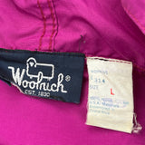 Woolrich Windbreaker - Large Pink Nylon