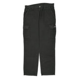 Wrangler Cargo Pants - 36W 34L Black Cotton