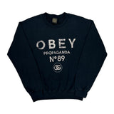 Propaganda No. 89 Obey Sweatshirt - Small Black Cotton