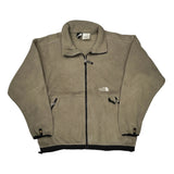 The North Face Fleece Jacket - Large Beige Polyester