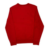 Polo By Ralph Lauren Spellout Sweatshirt - Small Red Cotton