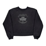 Laconia Harley Davidson Graphic Sweatshirt - Large Black Cotton
