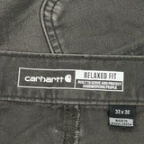 Carhartt Carpenter Trousers - 32W 30L Grey Cotton