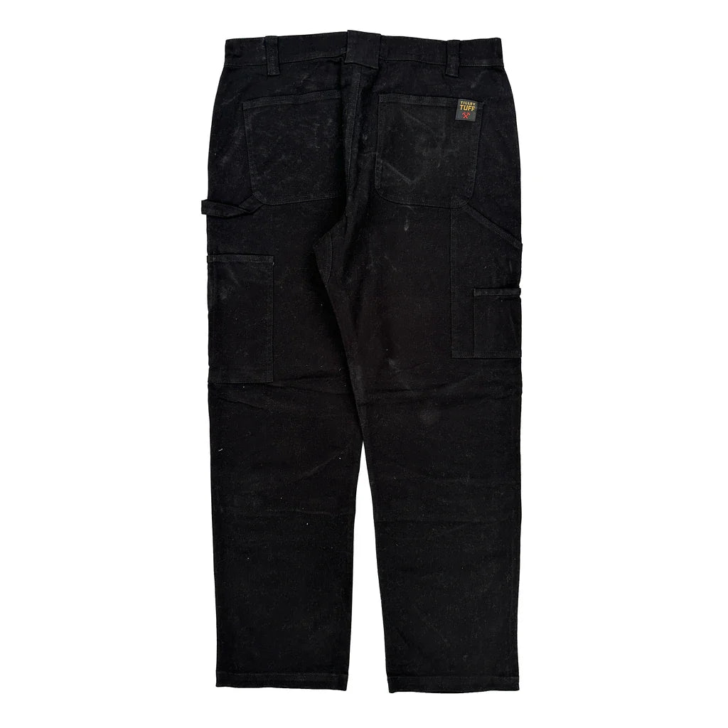 Carpenter Ridge Tuff Tilly Tuff Carpenter Pants - 36W 31L Black Cotton – Cerqular
