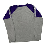 Age 12-13 Minnesota Vikings N.F.L. Team Apparel Long Sleeve T-Shirt - Large Grey Cotton