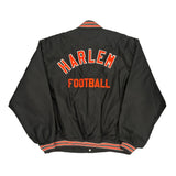 Harlem Football Game Football Varsity Jacket - 2XL Black Nylon