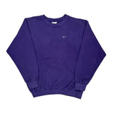 Nike Sweatshirt - Medium Purple Cotton