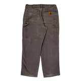 Carhartt Carpenter Pants - 33W 30L Gray Cotton