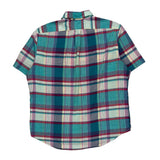 Authentic Indian Madras Ralph Lauren Checked Short Sleeve Shirt - XL Multicoloured Cotton