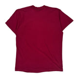Fruit Of The Loom College T-Shirt - Large Red Cotton