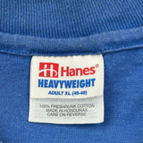 Chili'S Margarita Madness '96 Hanes Single Stitch T-Shirt - XL Blue Cotton