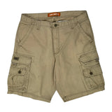 Lee Cargo Shorts - 32W 10L Beige Cotton