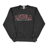 Loyola University Chicago Champion College Sweatshirt - Medium Grey Cotton Blend