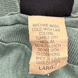 Mount Rushmore Prairie Mountain Single Stitch T-Shirt - Large Green Cotton