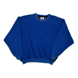 Blank Russell Athletic Sweatshirt - XL Blue Cotton Blend