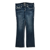 Big Star Boot Cut Jeans - 33W US 8 Dark Wash Cotton Blend
