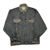 Unbranded Two Tone Denim Jacket - Medium Grey Cotton