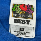 Single Stitch State Employees Combined Campaign Fruit Of The Loom Graphic T-Shirt - Medium Blue Cotton Blend