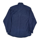 Carhartt Denim Shirt - Large Blue Cotton Blend