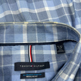 Tommy Hilfiger Checked Shirt - 2XL Blue Cotton