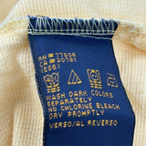 Tommy Hilfiger Striped Polo Shirt - Large Yellow Cotton