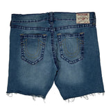 True Religion Denim Shorts - 40W 7L Blue Cotton