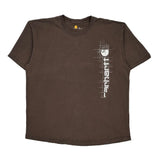 Carhartt Graphic T-Shirt - XL Brown Cotton