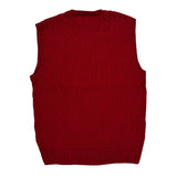 Age 7 Polo By Ralph Lauren Sweater Vest - XS Red Cotton
