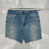 Carhartt Denim Shorts - 32W 9L Light Wash Denim