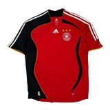 Germany National Team 2005/07 Adidas Away Football Shirt - Large Red Polyester