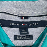 Tommy Hilfiger Polo Shirt - Large Green Cotton
