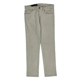 Armani Exchange Skinny Jeans - 33W 32L Beige Cotton Blend